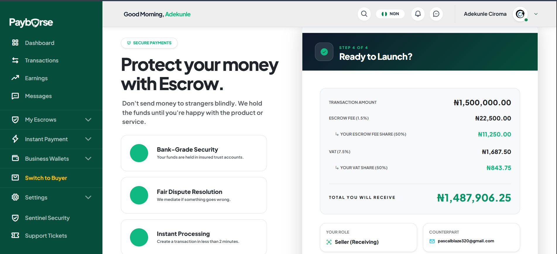 Payburse Dashboard